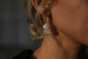 One-of-a-Kind Mismatched Opal Earrings