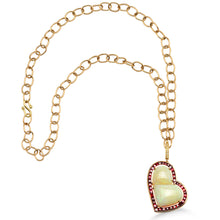 Load image into Gallery viewer, One-of-a-Kind Soul Mates Opal and Ruby Pendant (Chain not Included)