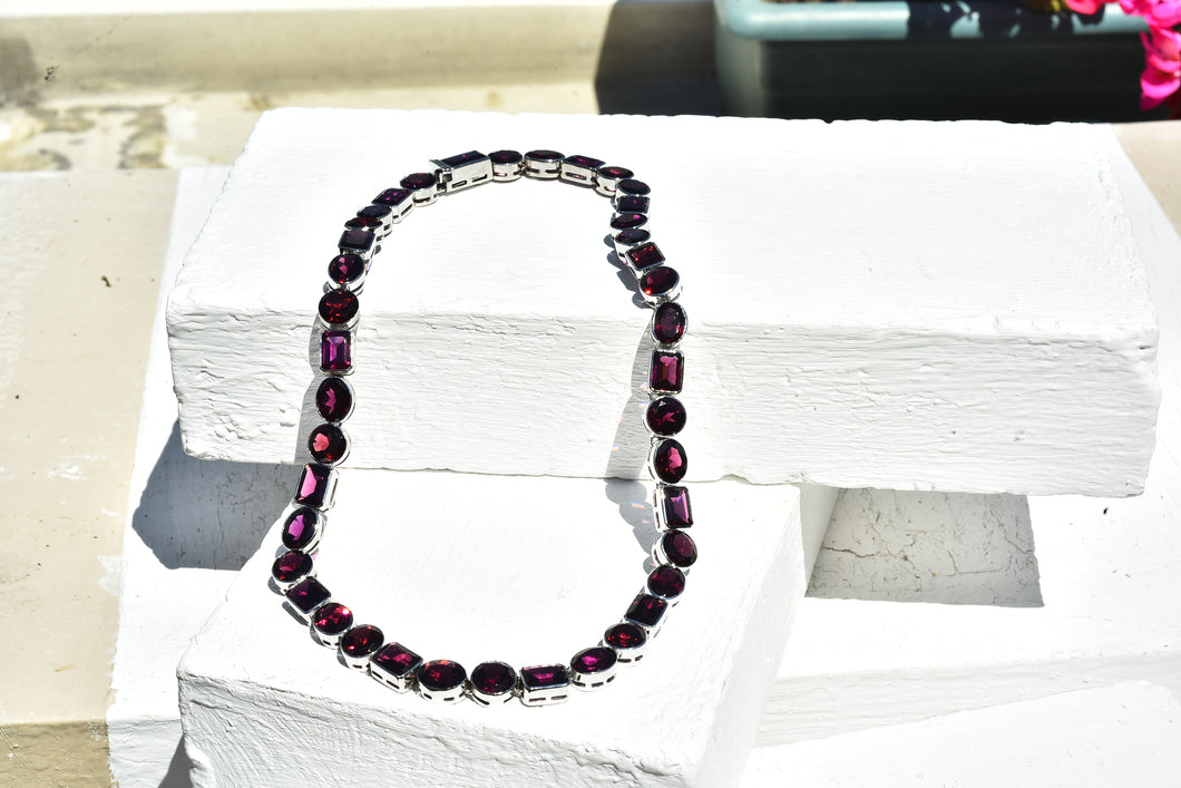 One-of-a-Kind Rhodolite Necklace