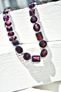 One-of-a-Kind Rhodolite Necklace