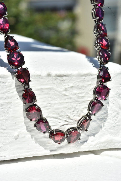 Rhodolite Garnet Necklace