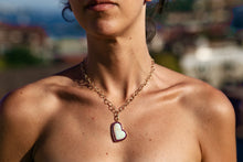 Load image into Gallery viewer, One-of-a-Kind Soul Mates Opal and Ruby Pendant (Chain not Included)